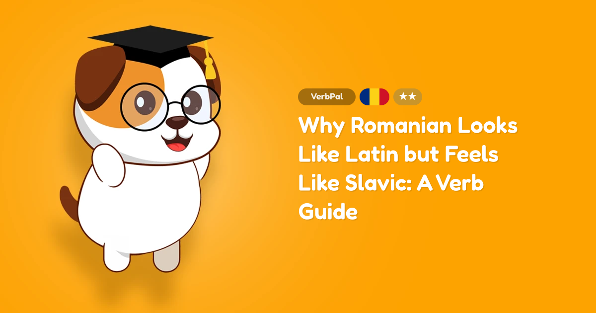 Why Romanian Looks Like Latin but Feels Like Slavic: A Verb Guide